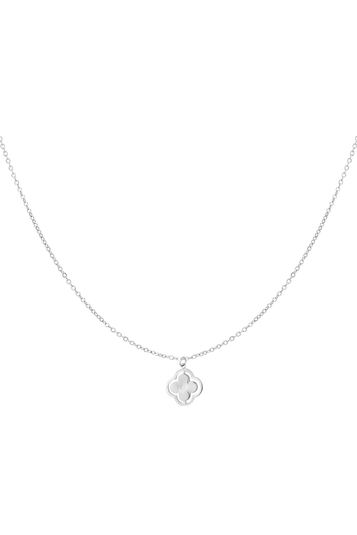 double clover necklace
