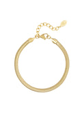 Bracelet flat herringbone narrow - 4.0MM