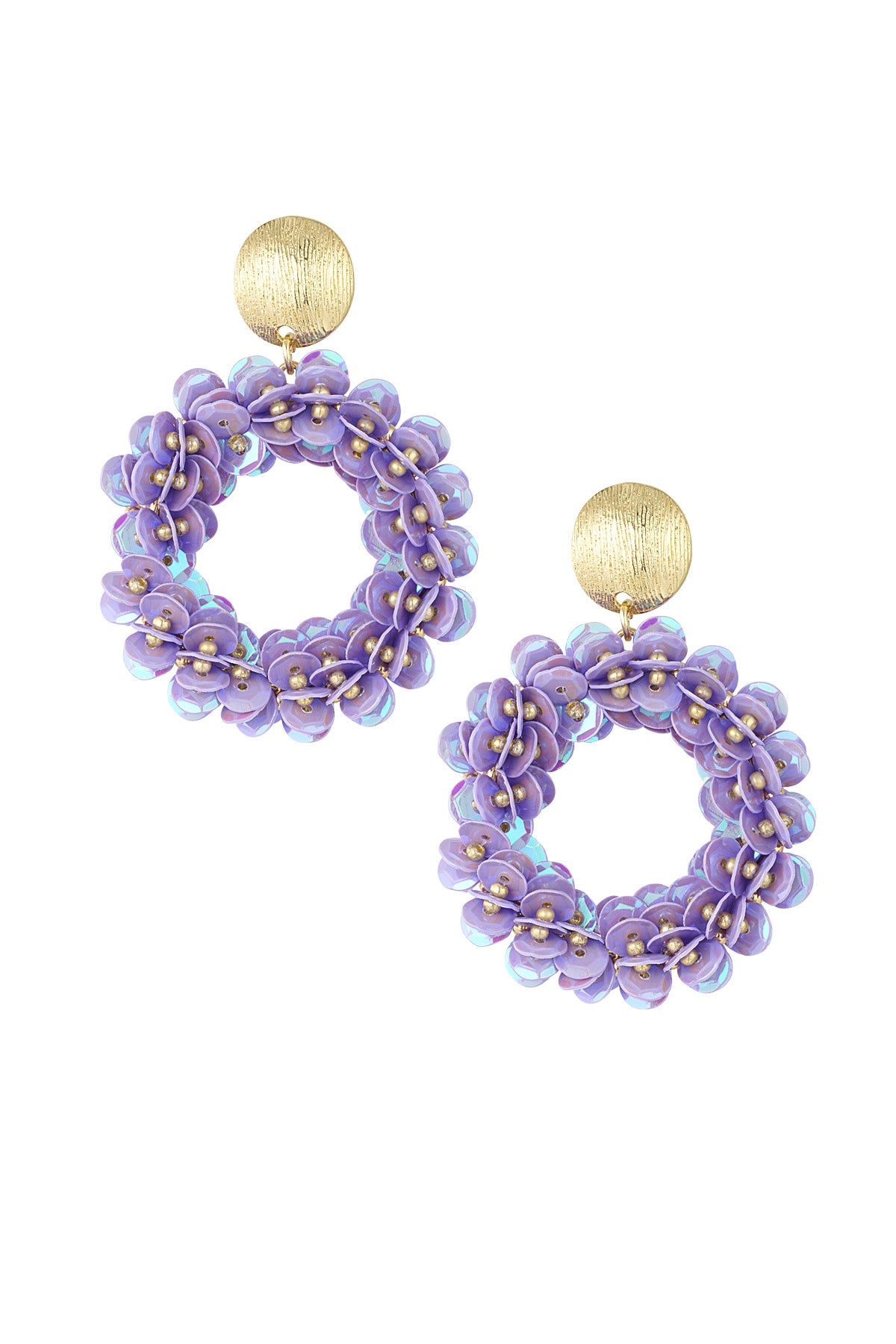 sequin spark earrings