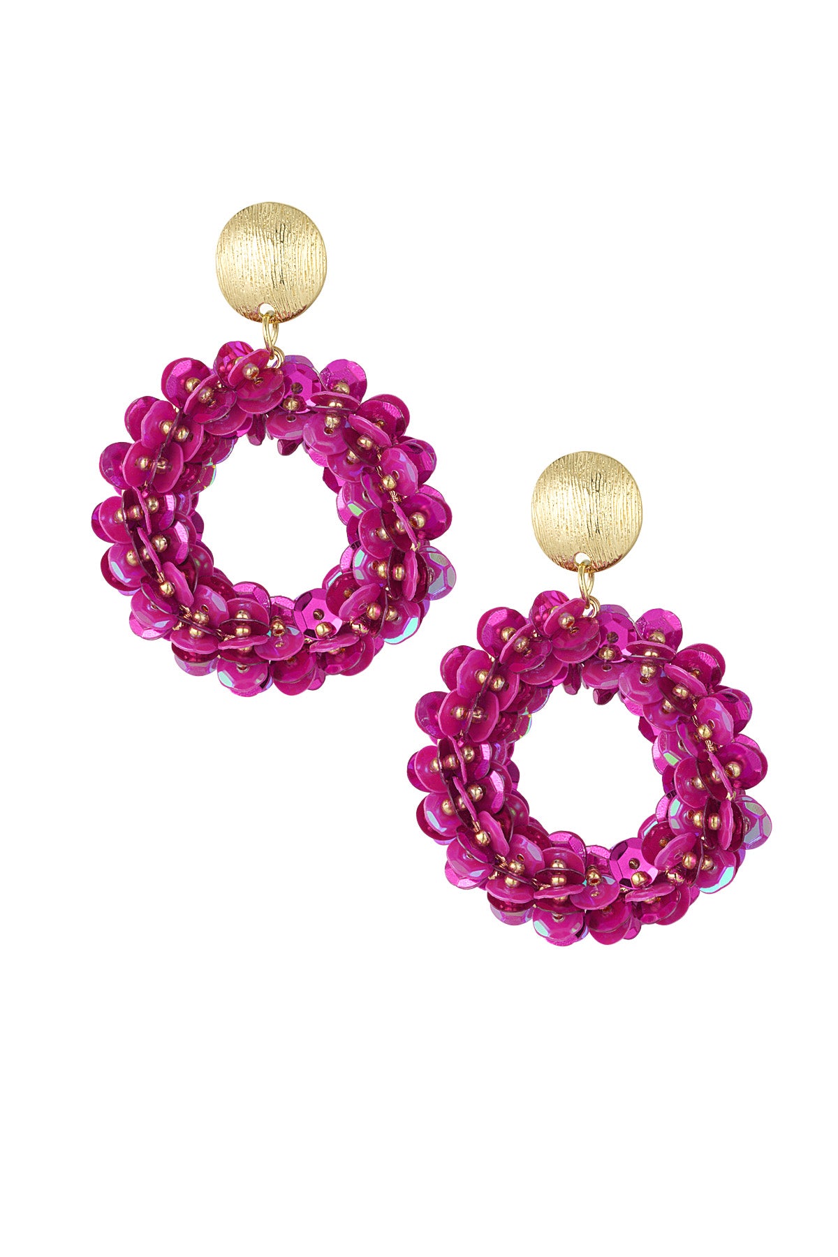 sequin spark earrings