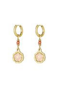 rose glow earrings
