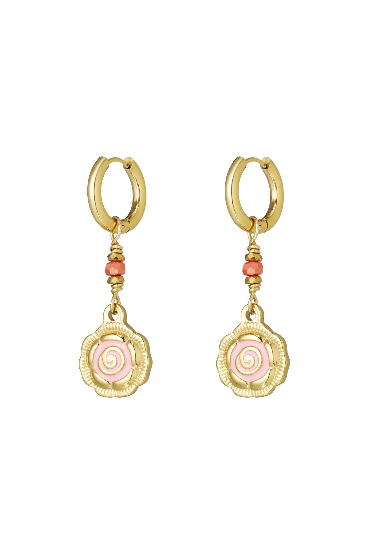rose glow earrings