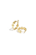 Heart hoop earrings