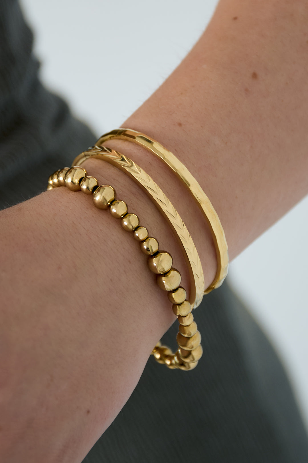 Stainless Steel Bangles Geometric Casual Daily